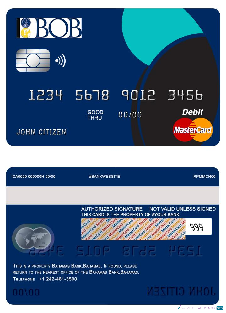 Download bahamas bank of the bahamas master card Photoshop template